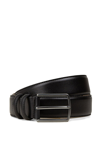 Deery Genuine Leather Black Men's Belt