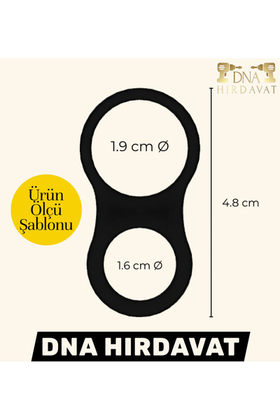 DNA HIRDAVAT Siyah Kapı Kolu Stoperi Silikon Duvar Koruyucu
