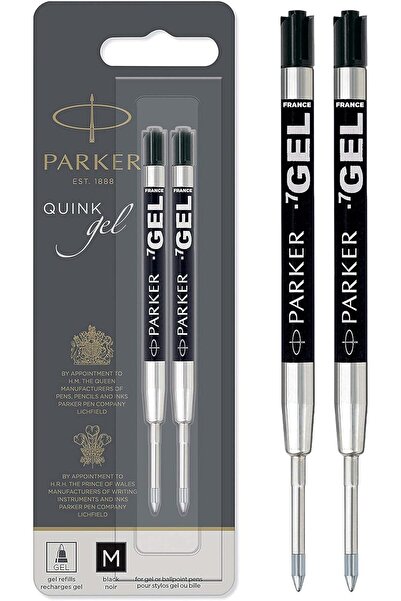 Parker Parker B Retractable Gel Pen Refills, Black Ink, 2-Pack - 2185
