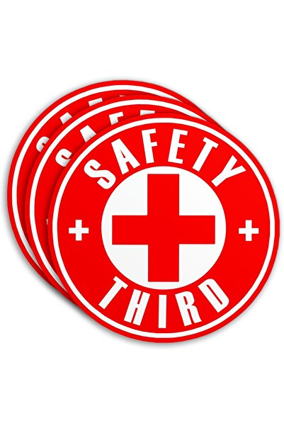 ALAYRA International (3 قطع) ملصق السلامة الثالث دائرة الحياة 3 بوصة ملصق الف...