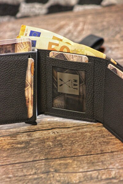 MAT CRAFT Genuine Leather Mechanism Wallet |   Card Holder |   With Card Holder |   Keychain with Gift |   In a Gift Box