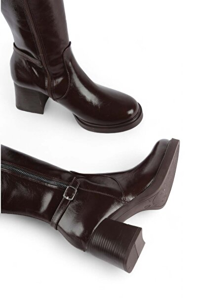 luuq shoes Zahi̇ra Women's Adjustable Heel Boots