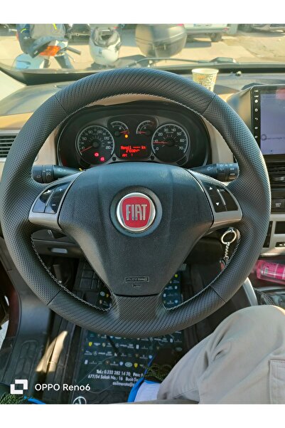 ÖZGÜR DERİ DİREKSİYON FIAT DOBLO KARBON DETAY DİREKSİYON KILIFI (2010/2015)