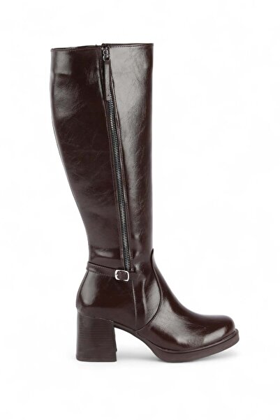 luuq shoes Zahi̇ra Women's Adjustable Heel Boots