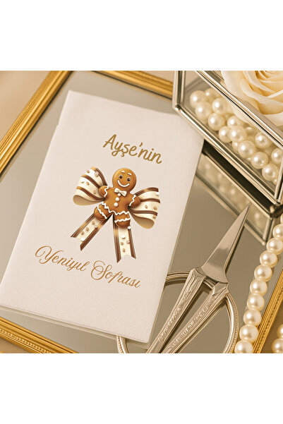 Lion Baskı ve Organizasyon Kişiye Özel Yılbaşı temalı peçete 20 adet