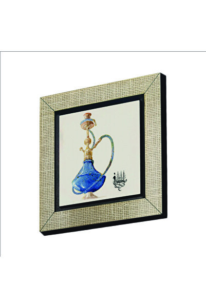 Souvenest Istanbul Nargile Printed Mdf Magnetkrt-058 Refrigerator Ornament