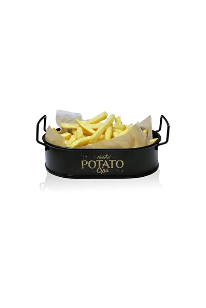 LeylArt Mini Oval Potato & Chips Serving Bowl 21 cm – Set of 4