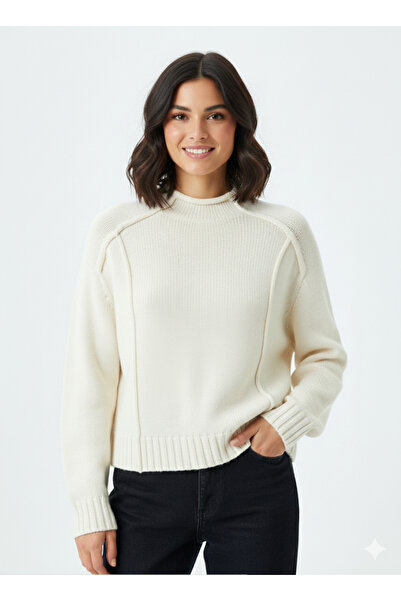 MELLY MORE TERS DİKİŞLİ KAZAK