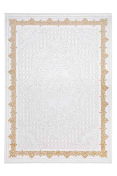 Koza Halı Çırağan Koleksiyonu 46001AL Sarı – Saray Estetiğinin Modern Işığı