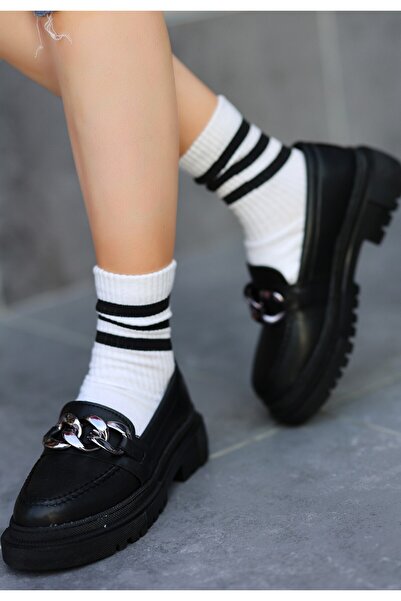 Kanonik Education Biga Black Leather Shoes