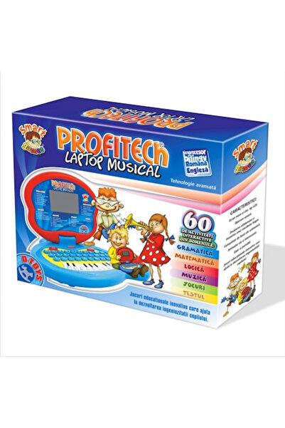 D-Toys Jocuri Educative - Laptop Muzical Profitech Bilingv Limba Romana si En...