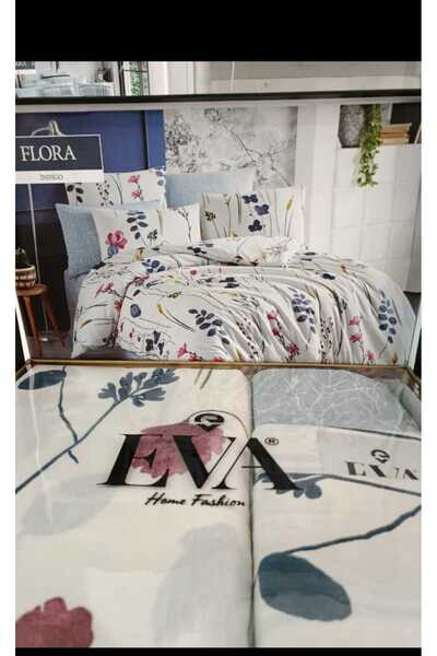 karamanlıhome 80% Cotton Double Bedding Set