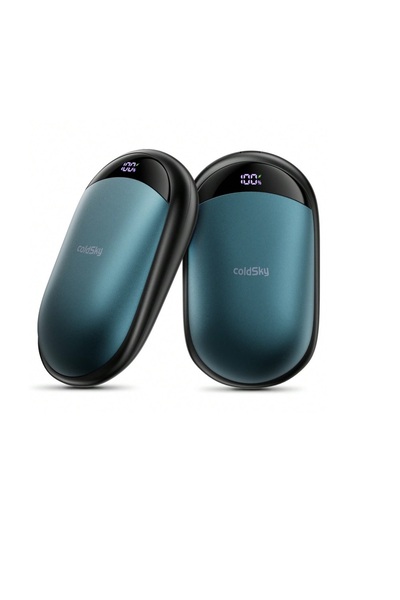 COLDSKY Magnetic Hand Warmer Set - Rechargeable Magnetic Hand Warmer - Digital Display and 3 Heat Levels - 2 Pieces
