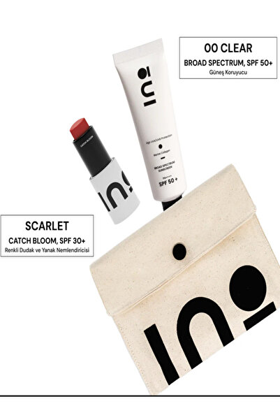 INO Beauty Catch Bloom Pocket Lip & Cheek Stick Scarlet + Broad Spectrum SPF ...