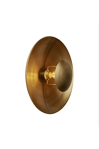 demet habek mylights Rustic Vintage Ceiling Chandelier Matte Gold Antique Finish Industrial Ufo Design Wall Sconce E27 Lampholder