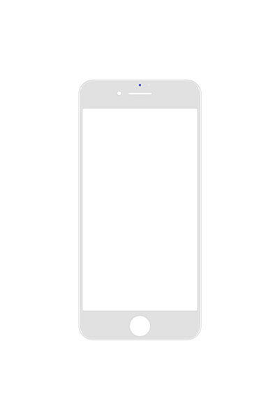 Apple iPhone 7 Screen Glass with Frame and OCA Adhesive, White