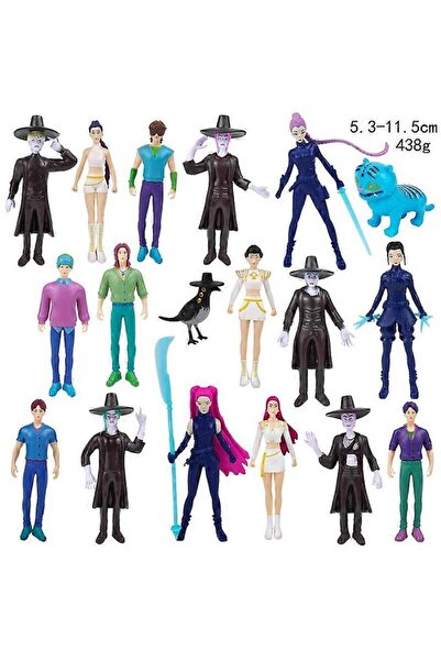 victiny Figure set 6 pcs, K-Pop Demon Hunters Rumi Mira Zoey, music theme, PVC
