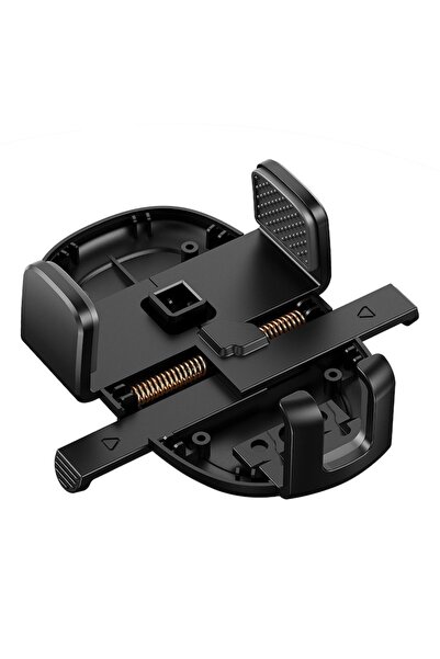 Baseus S69 Multifunctional Car Phone Mount - Dashboard & Vent Clip (Deep Dark)