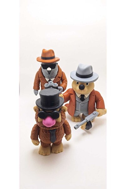 petadora Italian Brainrot - Super J 3-Piece Toy Set - | Mateo, Bandit Bobrito, Spioniro Golubiro |