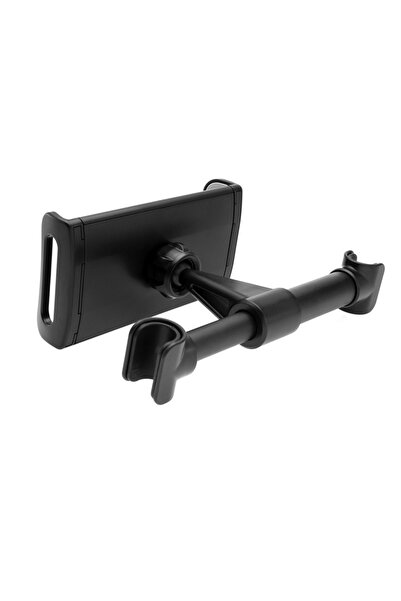 FIXED Flexible Car Headrest Mount Compatible with Phone and Tablet (S59, Lexgard, Deep Dark)