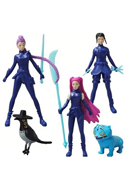 victiny Set of 5 K-pop Demon Hunter figurines ® 10 cm multicolor