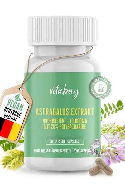 Vitabay Astragalus Extract - 10,000 mg - 90 vegan capsules