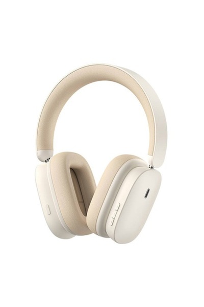 OEM Wireless Headphones with Microphone, C13, Hard Plastic, CreamyPearl White