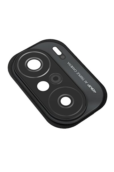 Xiaomi Back Camera Glass compatible with Mi 11X / Redmi K40, with Frame, Black