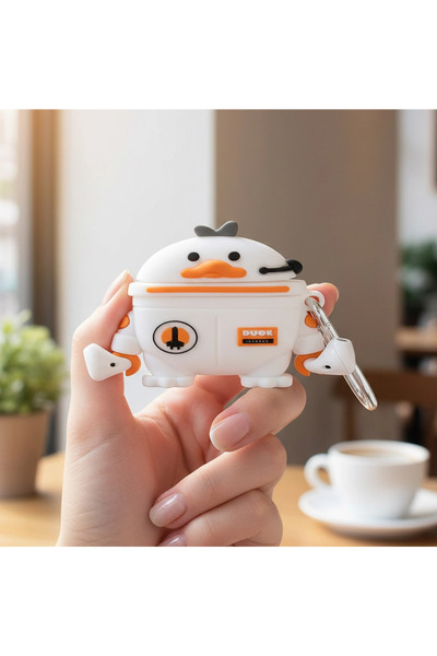 CaseOnn حافظة Apple AirPods Pro الجيل الثاني مع شخصيات كرتونية على شكل بطة ال...