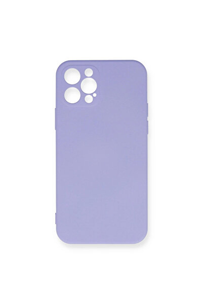 eco port حافظة آي فون 12 برو ماكس نانو داخل سيليكون مخملي - أرجواني