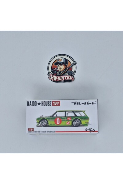 Kaido House Mini GT Datsun 510 Wagon Kaido OG Flo Yellow #164