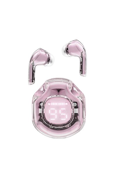 OEM Wireless Earbuds 5.3, Type-C, IPX4, AI Noise Reduction, Digital Display, X76, Lotus Powder Pink