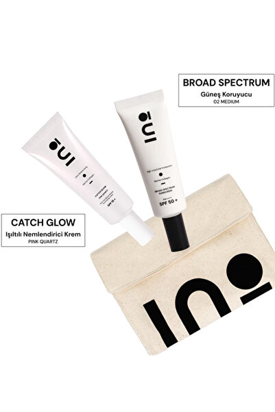 INO Beauty Catch Glow Pink Quartz + Broad Spectrum SPF 50+ Sunscreen 02 Mediu...