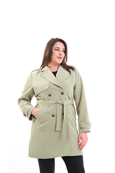 Sevda Etek KRUVAZE YAKA TRENÇKOT