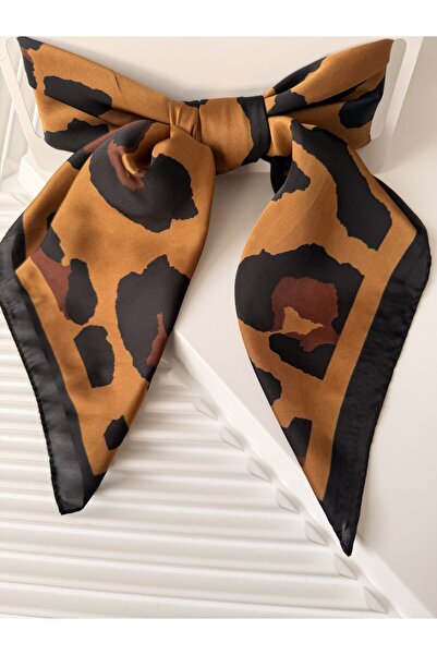 AKSESUARIM Stylish Scarf with Colorful Patterns, Size 70X70