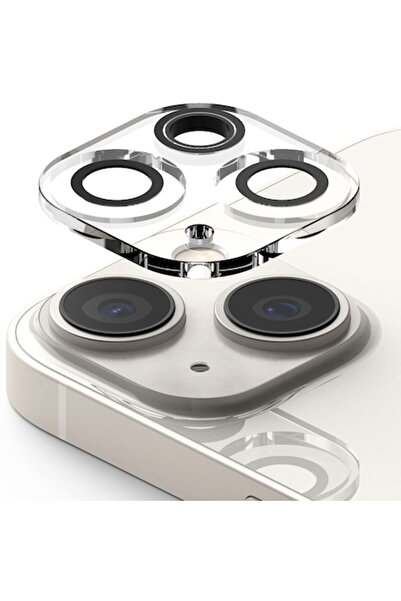 Ringke Rear Camera Protection Frame for iPhone 14 / 14 Plus - Tempered Glass, Full Glue (Set of 2)