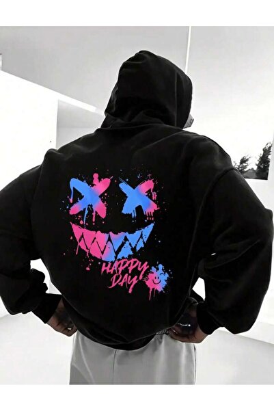 Oceanwear سويت شيرت بقلنسوة كبير الحجم مطبوع للجنسين