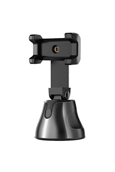 Bibilel Smart Camera Phone Holder, 360° Rotation, Face Tracking (Black)