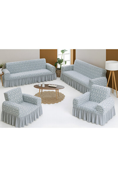 ELHAS Model șal jacquard Fotoliu, Canapea, Husă pentru canapea extensibilă, L...