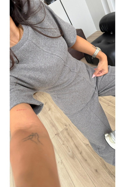 Paw Garage Women's Thessaloniki Fabric Blouse & Balloon - Shalwar Pants Bottom - Top Set