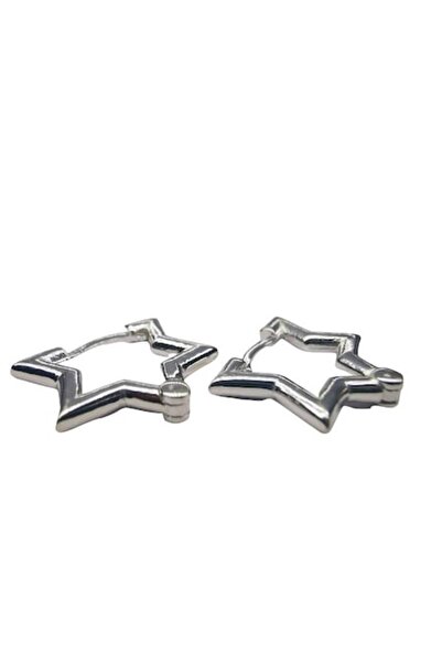 Danex 925 Silver Star Outline Earrings