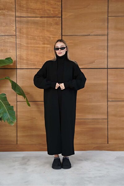 REDMİNA fashion Winter Elegance: Knitwear Dress and Cardigan Set