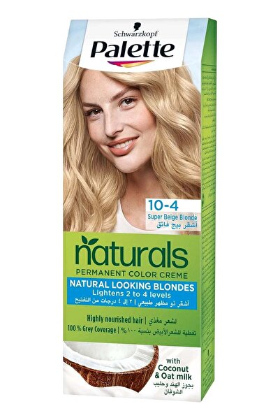 Palette Permanent Naturals Color Creme 10-4 Super Beige Blonde