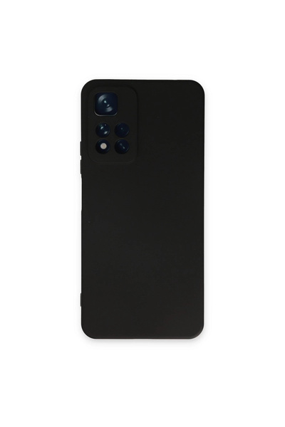 eco port حافظة شاومي ريدمي نوت 11 برو بلس 5 جرام نانو داخل سيليكون مخملي - أسود