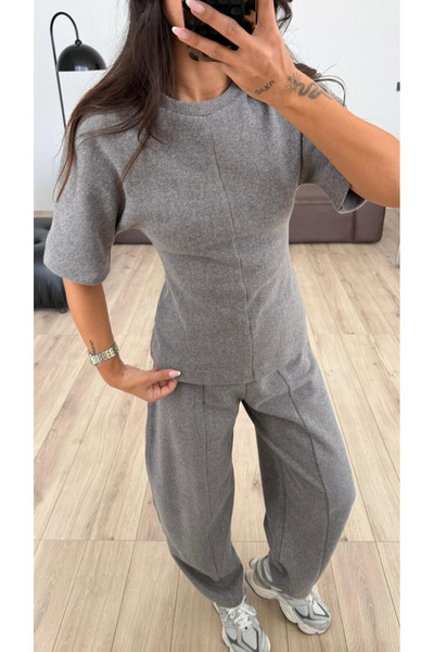 Paw Garage Women's Thessaloniki Fabric Blouse & Balloon - Shalwar Pants Bottom - Top Set