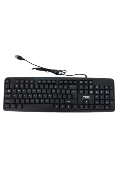Bibilel Standard Wired Keyboard, Windows 10 Compatible, USB Interface, 1.35 m, Black, AXT-BBL4406