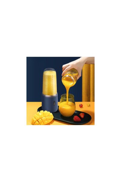 Generic Portable 400ml multi-functional mini juicer blender – with stainless steel blades – portable juicer for instant preparation