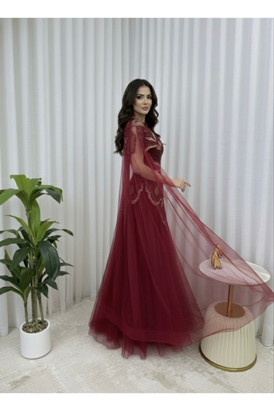 Joji red evening dress