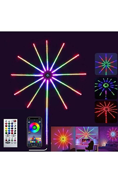 JAJEEK Smart Firework RGB LED Strip Lights with App & Remote