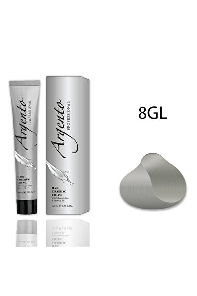 Argento Hair Dye Cream 8 GL Light Blonde Silver Lavender 100 ml